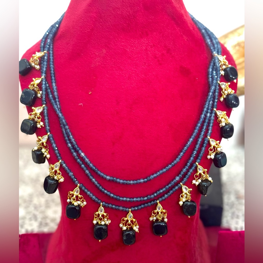 Stunning !House Of RuSa Couture  HandCrafted “Look Within”Statement Neckpiece